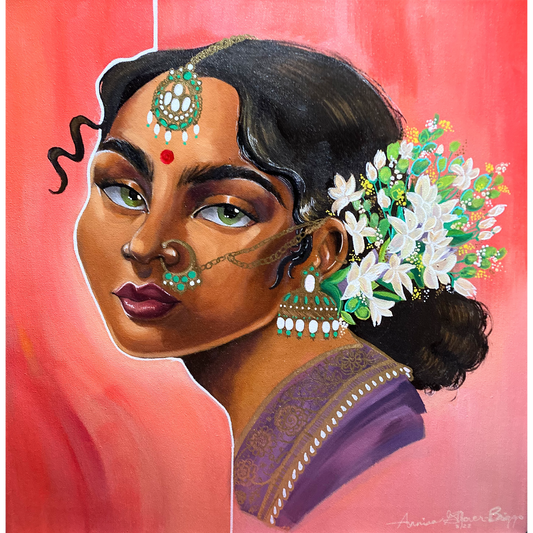 Queen with Jhumka Earring